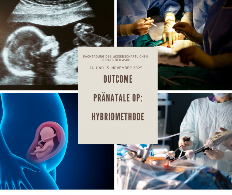 Outcome bei prä- und postnataler Operation bei Spina bifida – Hybridmethode